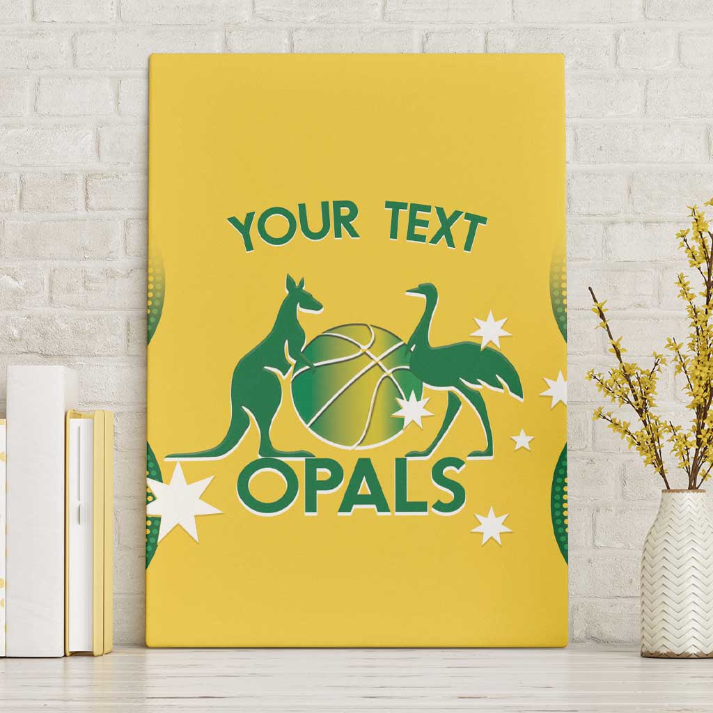Custom Australia Opals Canvas Wall Art Indigenous Art