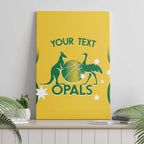 Custom Australia Opals Canvas Wall Art Indigenous Art
