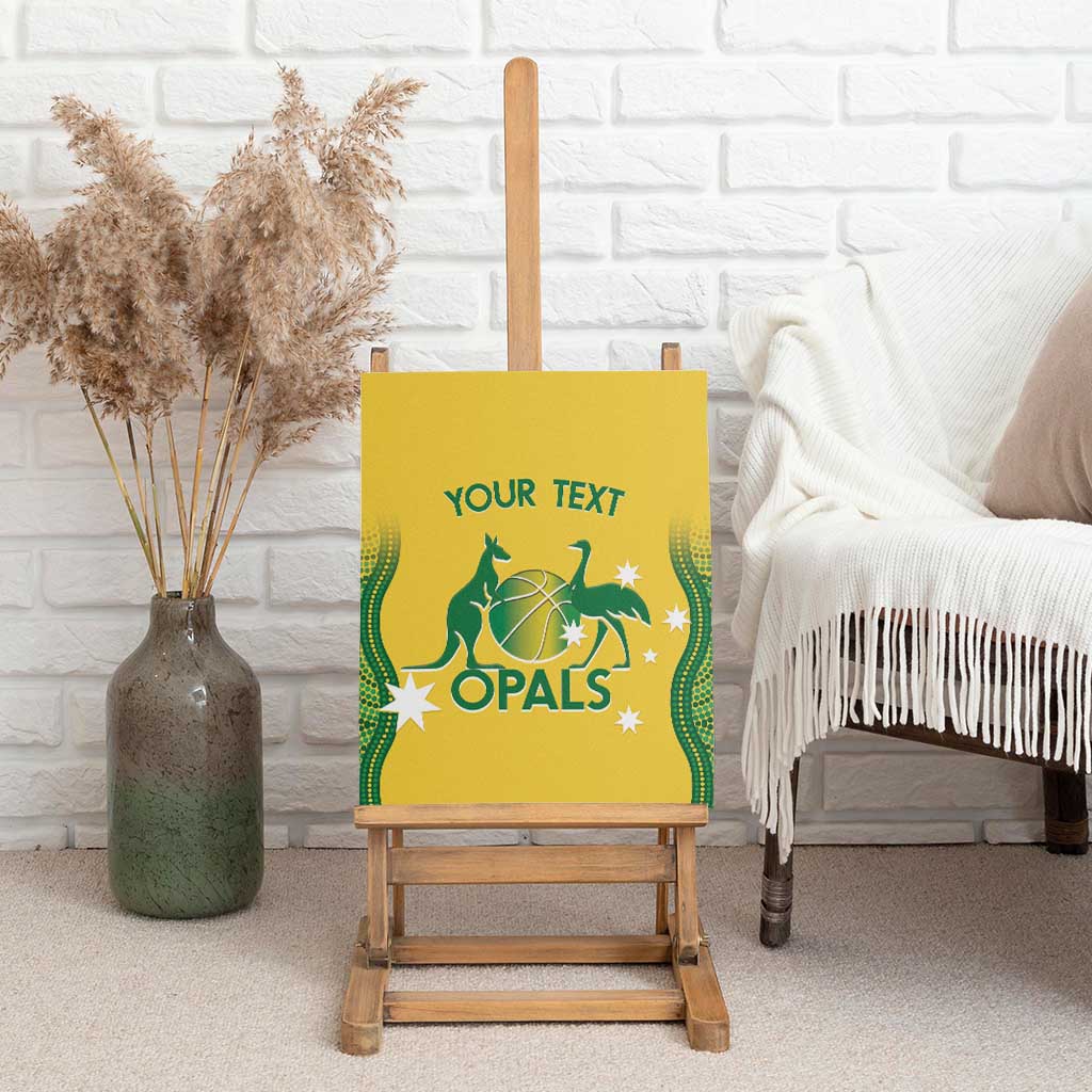 Custom Australia Opals Canvas Wall Art Indigenous Art