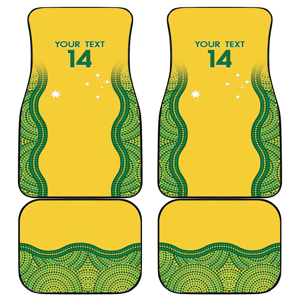 Custom Australia Opals Car Mats Indigenous Art