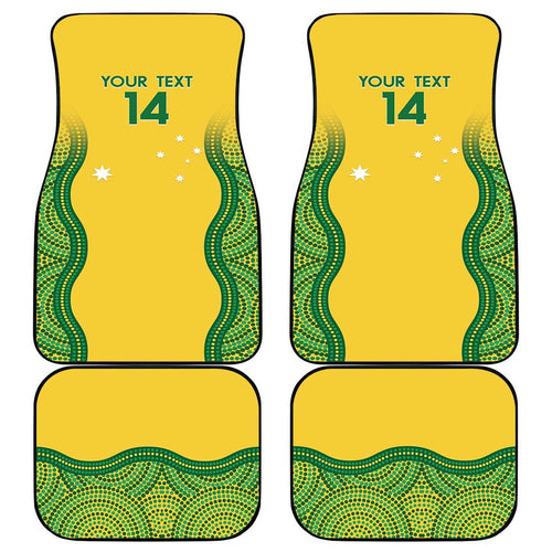 Custom Australia Opals Car Mats Indigenous Art