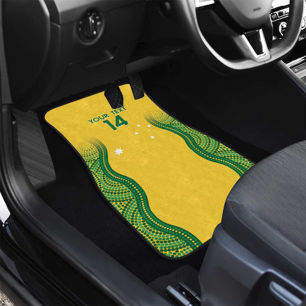 Custom Australia Opals Car Mats Indigenous Art