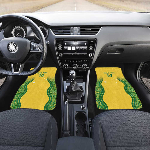 Custom Australia Opals Car Mats Indigenous Art