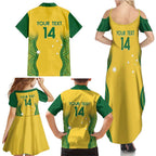 Custom Australia Opals Family Matching Summer Maxi Dress and Hawaiian Shirt Indigenous Art