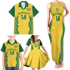 Custom Australia Opals Family Matching Tank Maxi Dress and Hawaiian Shirt Indigenous Art