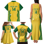 Custom Australia Opals Family Matching Tank Maxi Dress and Hawaiian Shirt Indigenous Art