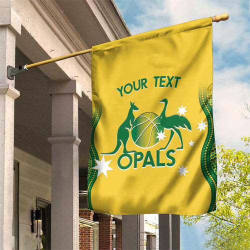 Custom Australia Opals Garden Flag Indigenous Art