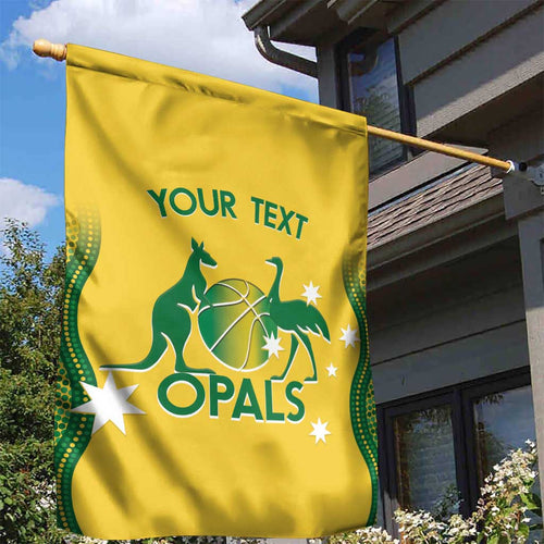 Custom Australia Opals Garden Flag Indigenous Art