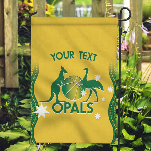 Custom Australia Opals Garden Flag Indigenous Art