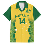 Custom Australia Opals Hawaiian Shirt Indigenous Art