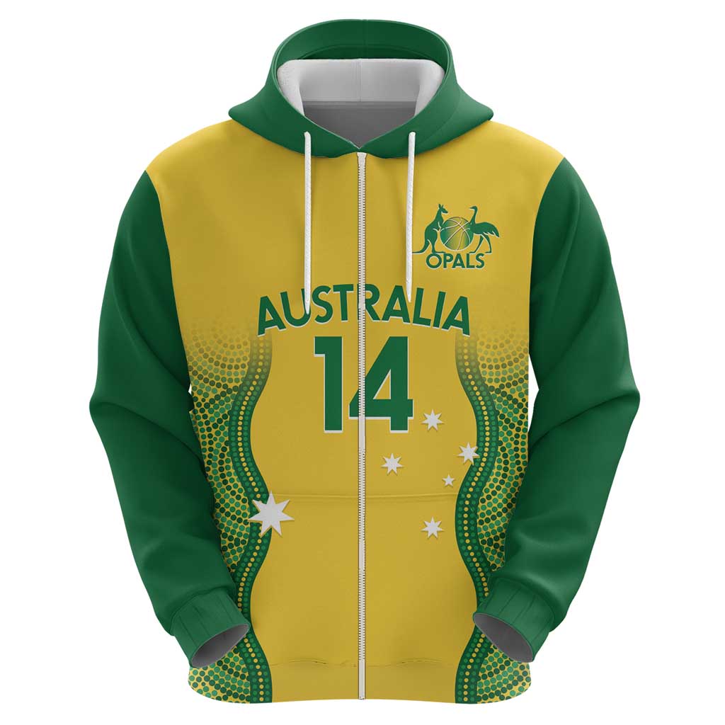 Custom Australia Opals Hoodie Indigenous Art