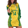 Custom Australia Opals Hoodie Dress Indigenous Art