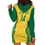 Custom Australia Opals Hoodie Dress Indigenous Art