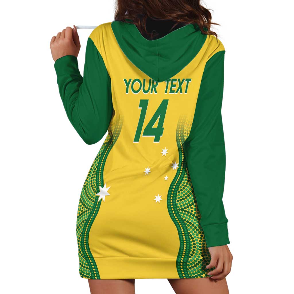 Custom Australia Opals Hoodie Dress Indigenous Art
