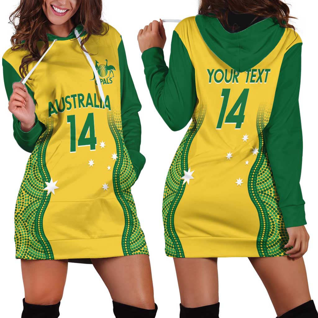 Custom Australia Opals Hoodie Dress Indigenous Art