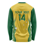 Custom Australia Opals Long Sleeve Shirt Indigenous Art