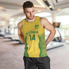 Custom Australia Opals Men Tank Top Indigenous Art