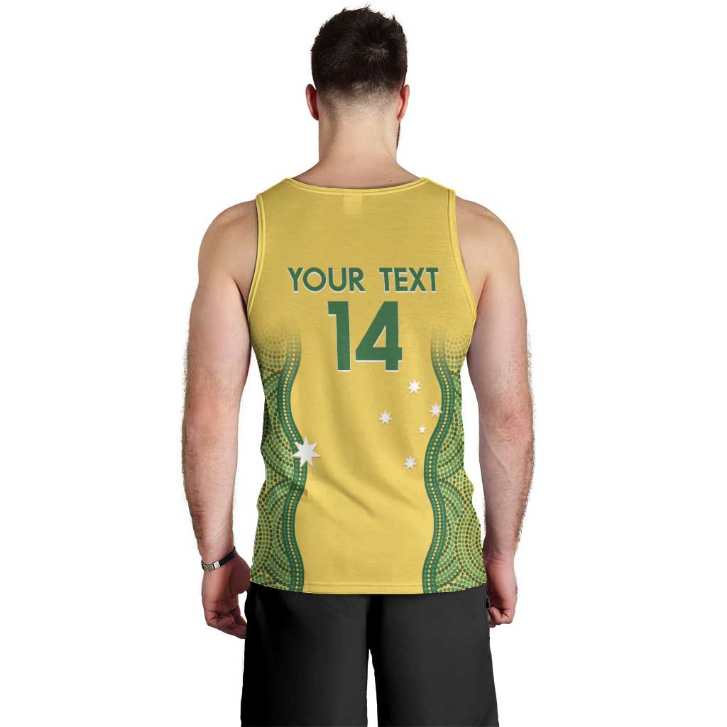 Custom Australia Opals Men Tank Top Indigenous Art