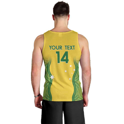 Custom Australia Opals Men Tank Top Indigenous Art