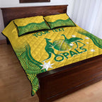 Custom Australia Opals Quilt Bed Set Indigenous Art