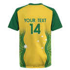 Custom Australia Opals Rugby Jersey Indigenous Art