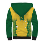 Custom Australia Opals Sherpa Hoodie Indigenous Art