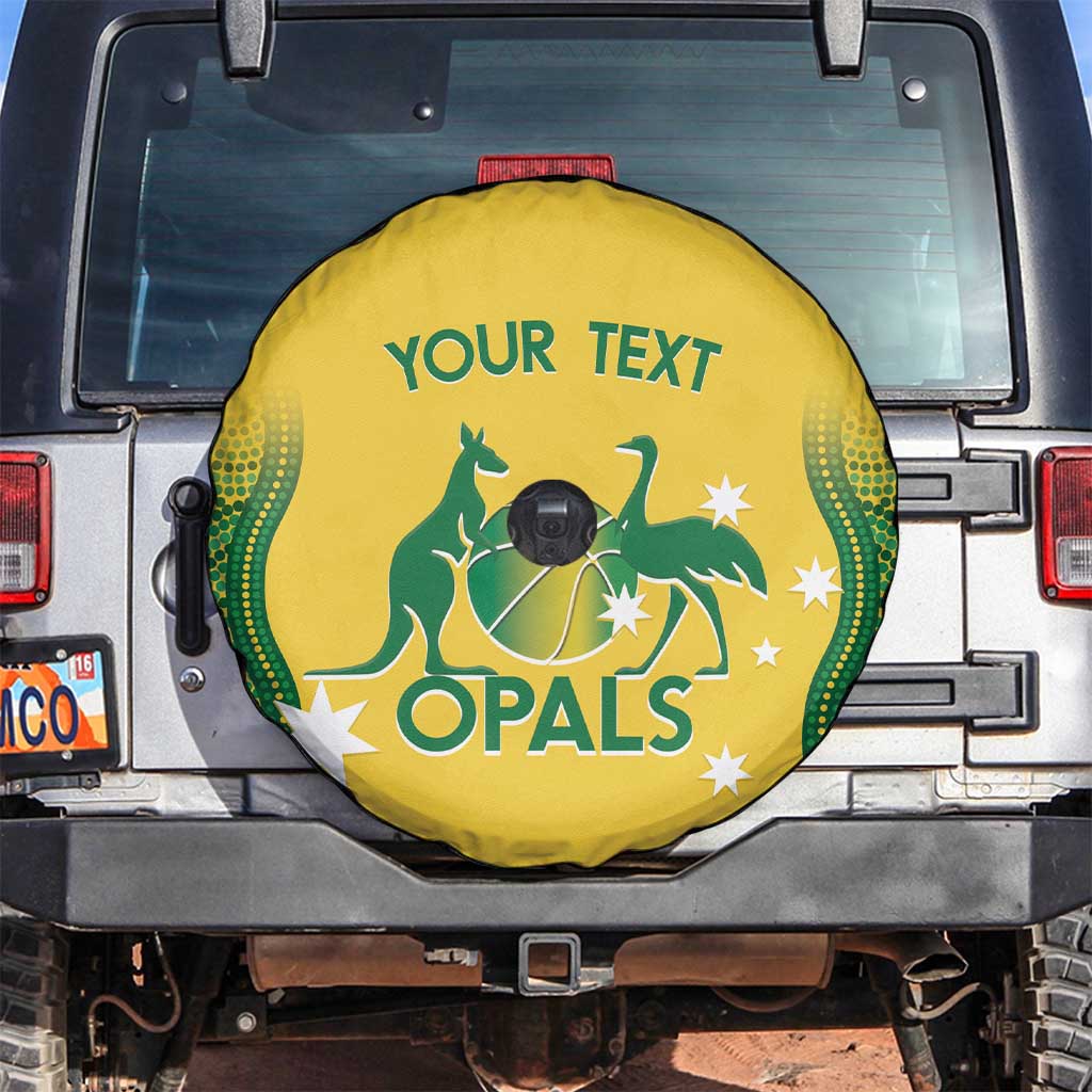 Custom Australia Opals Spare Tire Cover Indigenous Art