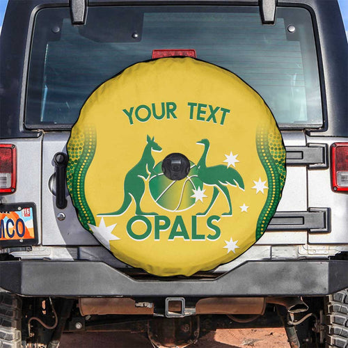 Custom Australia Opals Spare Tire Cover Indigenous Art
