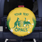 Custom Australia Opals Spare Tire Cover Indigenous Art