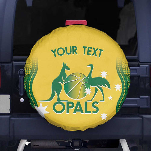 Custom Australia Opals Spare Tire Cover Indigenous Art