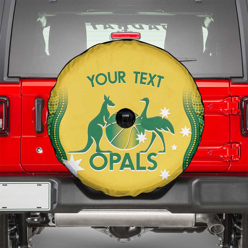 Custom Australia Opals Spare Tire Cover Indigenous Art