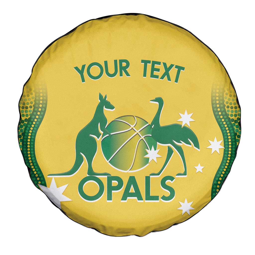 Custom Australia Opals Spare Tire Cover Indigenous Art
