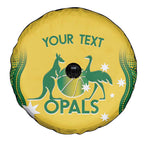 Custom Australia Opals Spare Tire Cover Indigenous Art