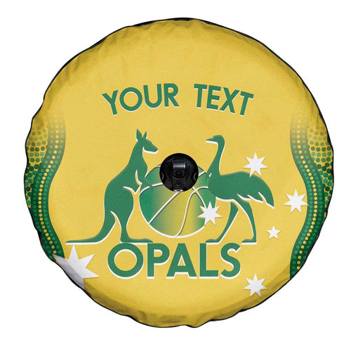 Custom Australia Opals Spare Tire Cover Indigenous Art