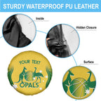 Custom Australia Opals Spare Tire Cover Indigenous Art