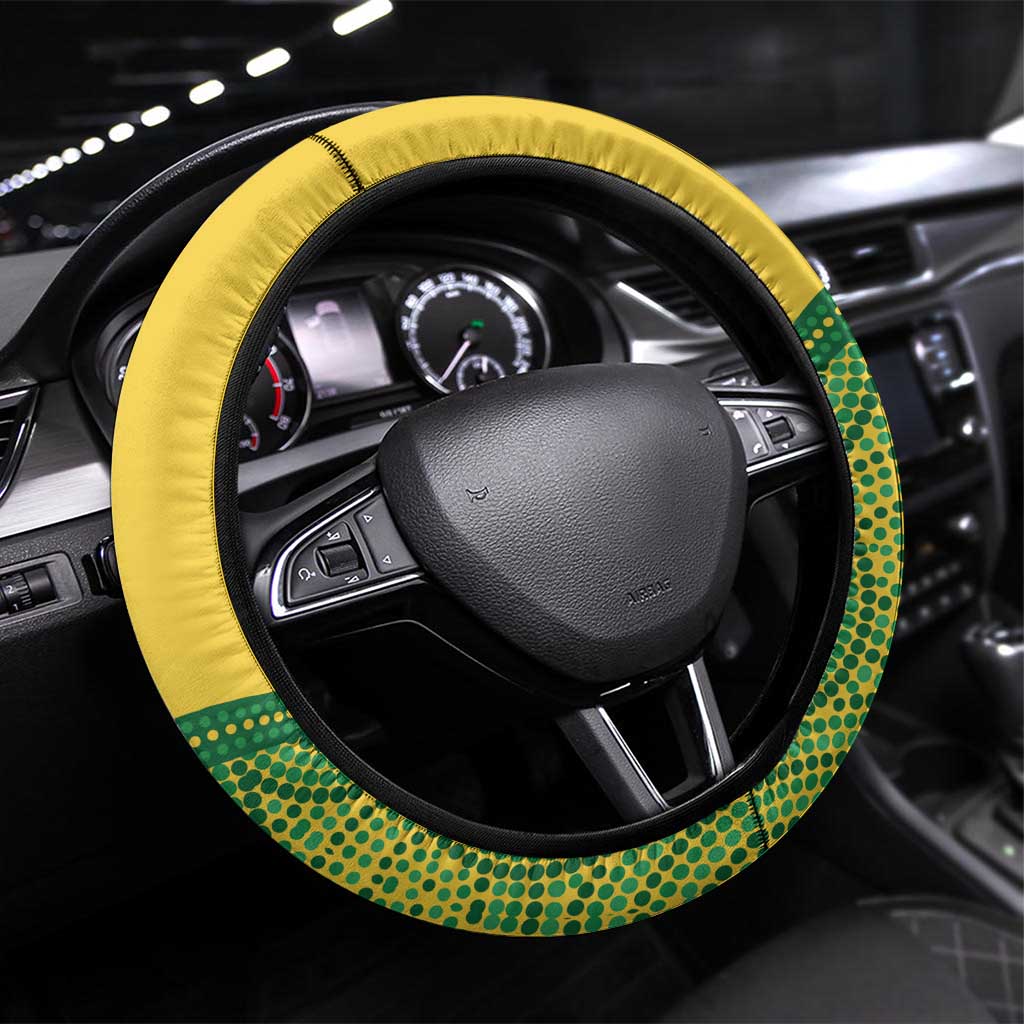 Australia Opals Steering Wheel Cover Indigenous Art