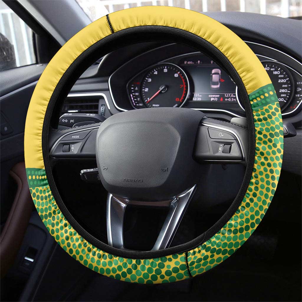 Australia Opals Steering Wheel Cover Indigenous Art