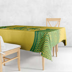 Custom Australia Opals Tablecloth Indigenous Art