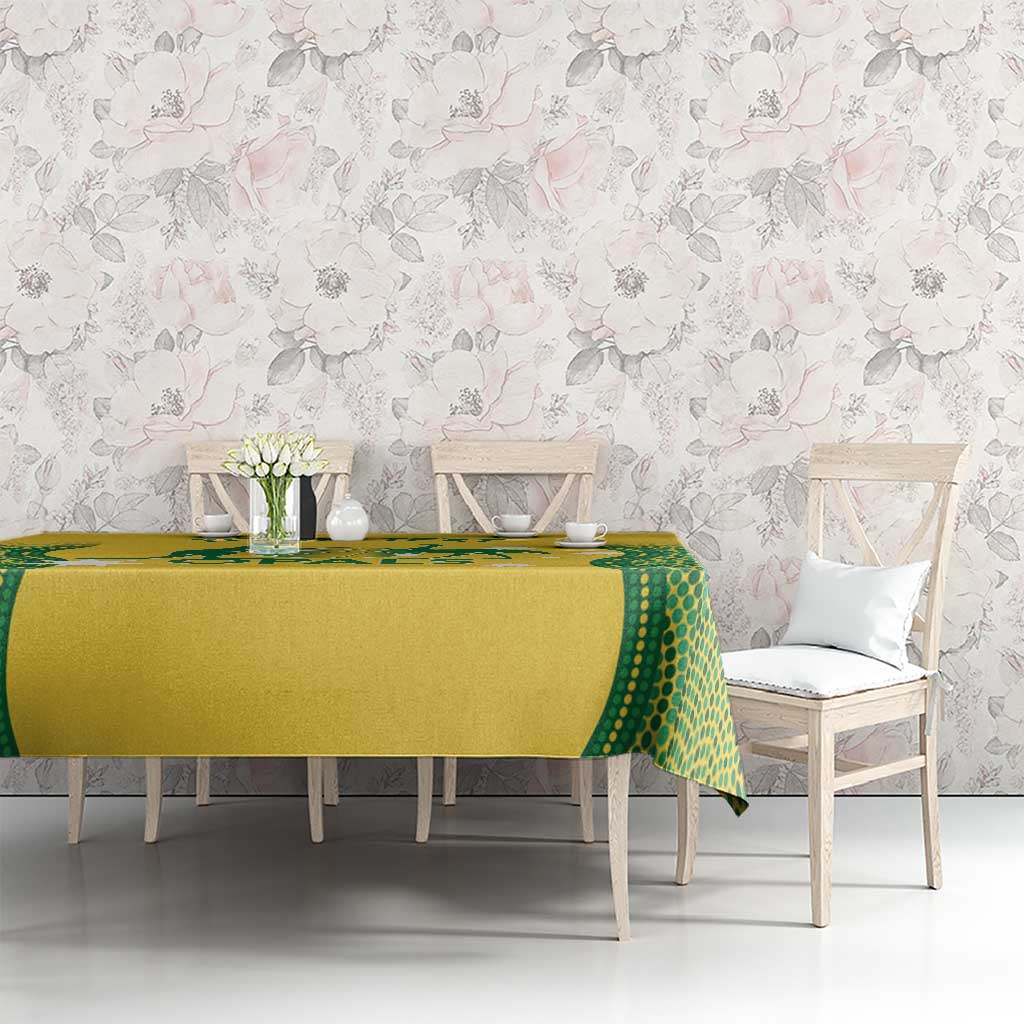 Custom Australia Opals Tablecloth Indigenous Art