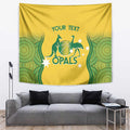 Custom Australia Opals Tapestry Indigenous Art