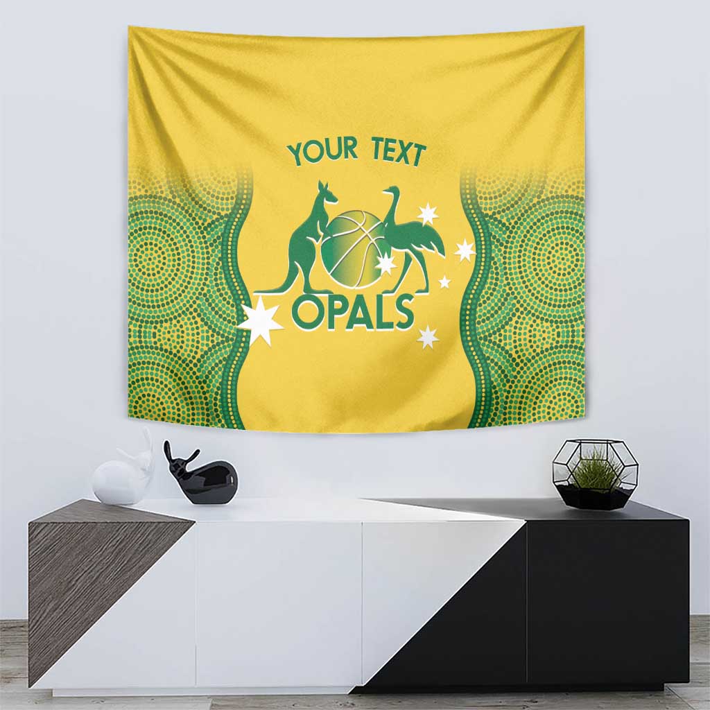 Custom Australia Opals Tapestry Indigenous Art