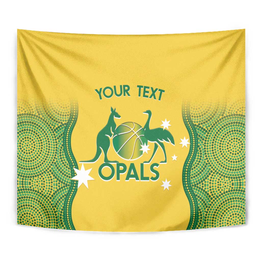 Custom Australia Opals Tapestry Indigenous Art