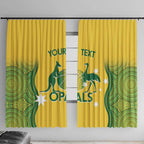 Custom Australia Opals Window Curtain Indigenous Art