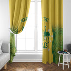 Custom Australia Opals Window Curtain Indigenous Art