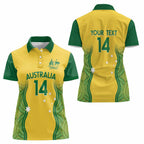 Custom Australia Opals Women Polo Shirt Indigenous Art