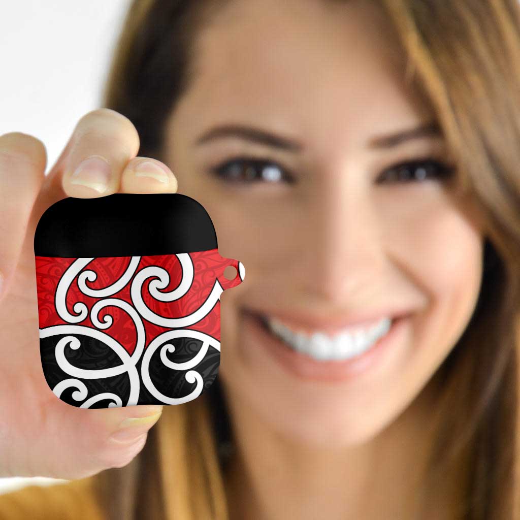New Zealand AirPods Case Maori Koru Tino Rangatiratanga Color - Aussie Hoodie