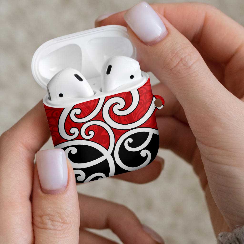 New Zealand AirPods Case Maori Koru Tino Rangatiratanga Color - Aussie Hoodie