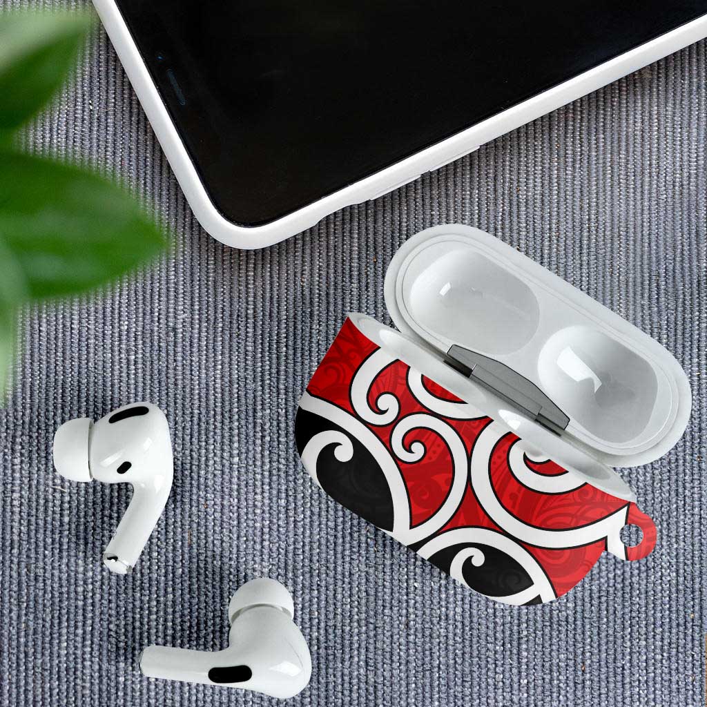 New Zealand AirPods Case Maori Koru Tino Rangatiratanga Color - Aussie Hoodie