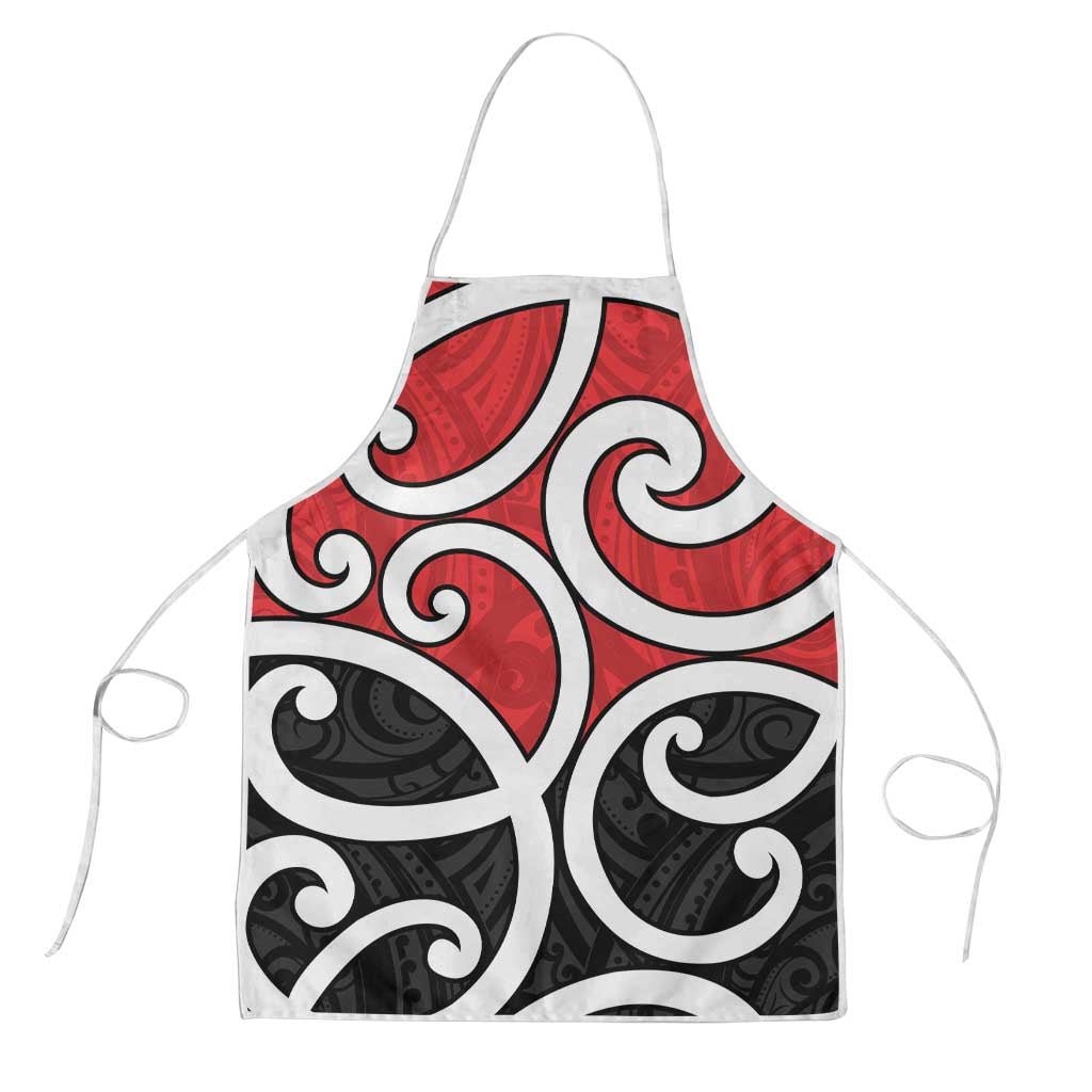 New Zealand Apron Maori Koru Tino Rangatiratanga Color - Aussie Hoodie