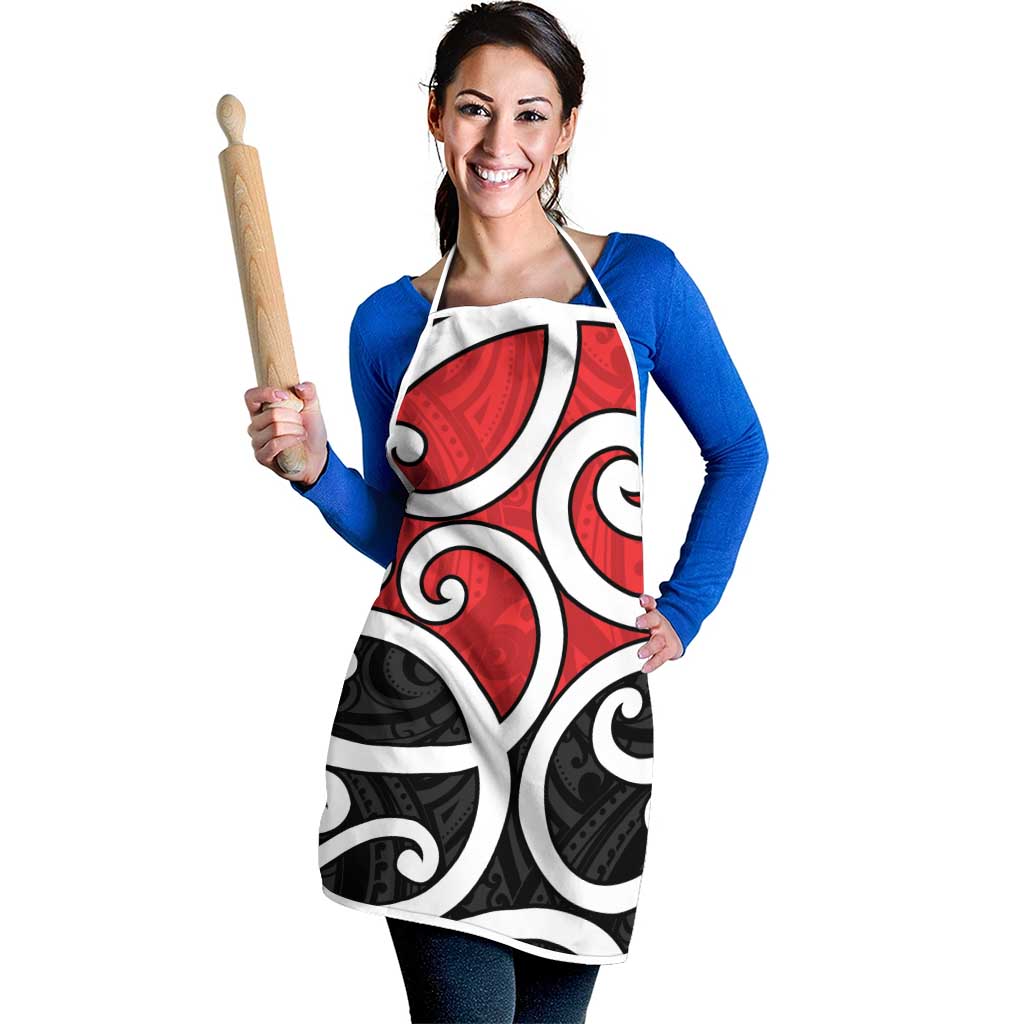 New Zealand Apron Maori Koru Tino Rangatiratanga Color - Aussie Hoodie